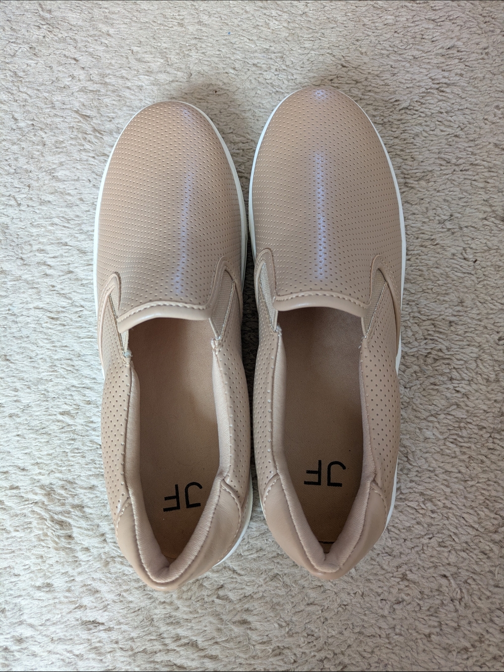 Women’s Slip-On Platform Sneakers in Nude NWOT - Picture 8 of 10